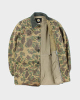 Vintage 1970s Sears Roebuck Duck Camo Hunting Field Jacket - S