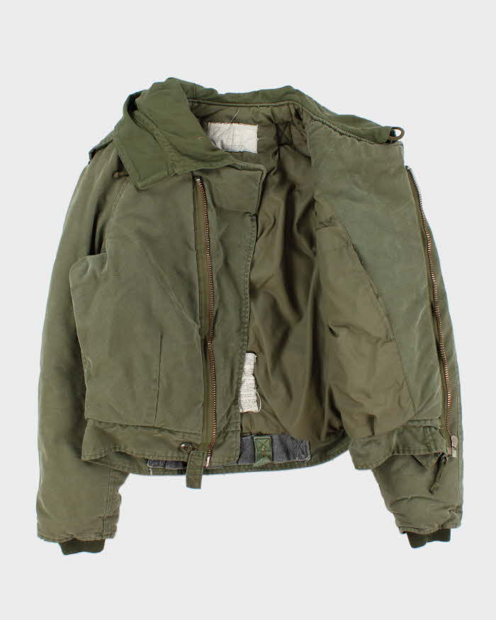 Vintage 1984 Canadian Military Combat Vehicle Crew Cold Weather Jacket - M