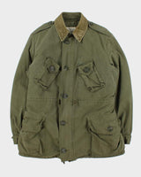 Vintage 1990 Canadian Military Khaki Combat MrkII Liner Cold Weather Coat - M