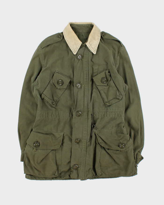 Vintage 1981 Canadian Military Khaki Combat MrkII Jacket - S