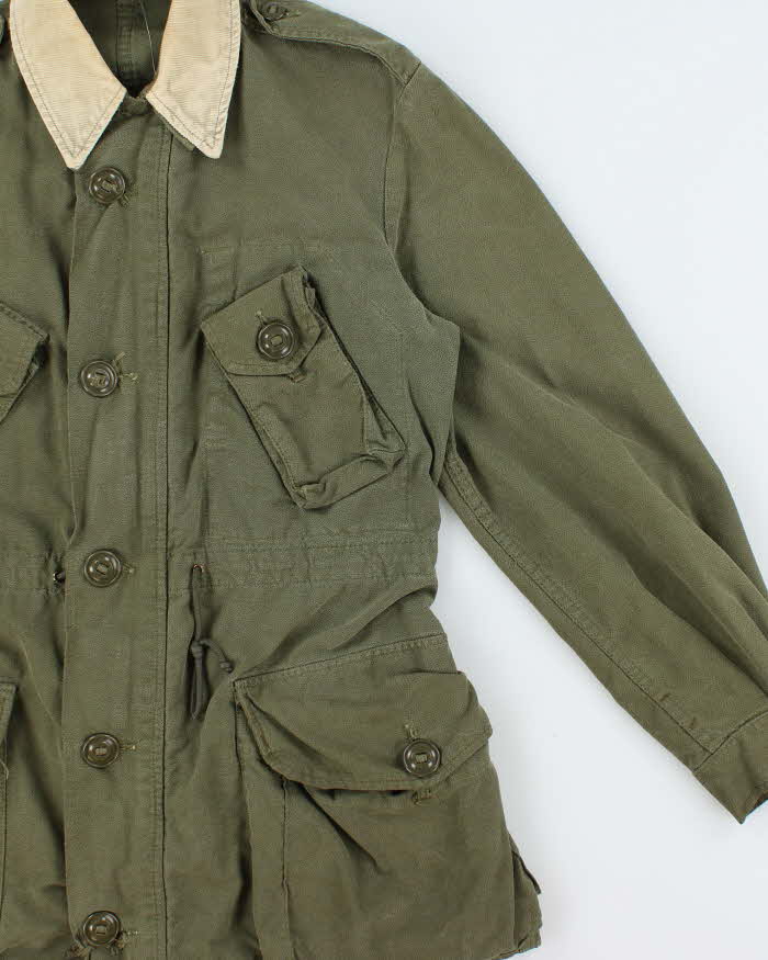 Vintage 1981 Canadian Military Khaki Combat MrkII Jacket - S