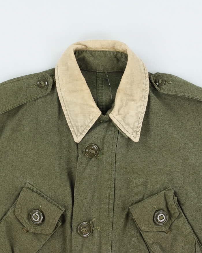 Vintage 1981 Canadian Military Khaki Combat MrkII Jacket - S