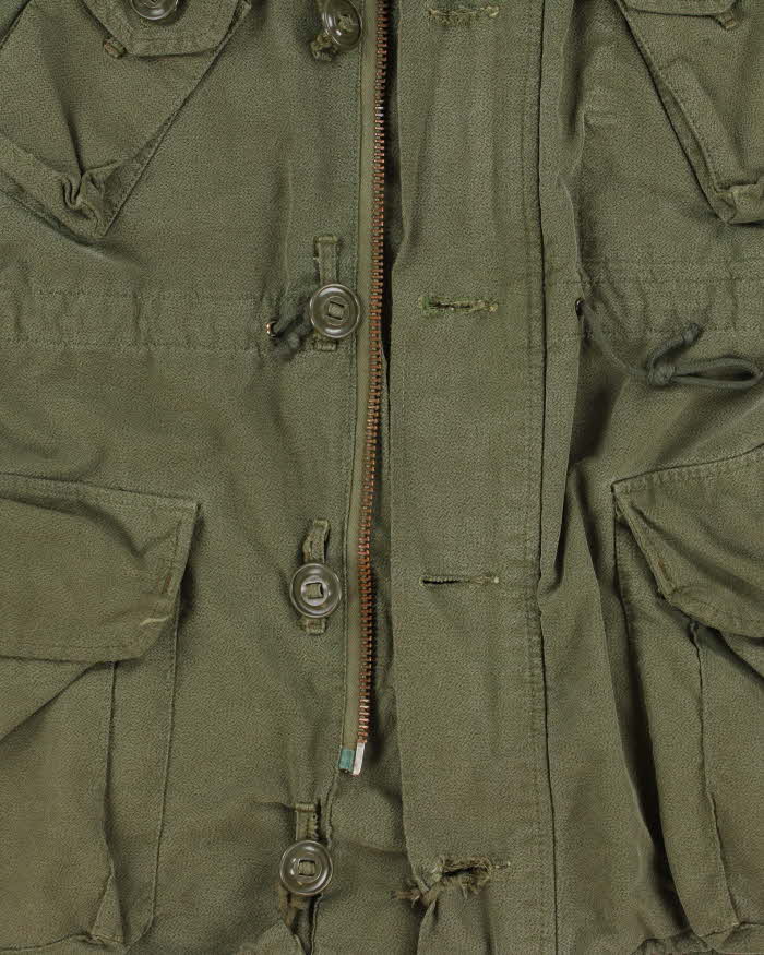 Vintage 1981 Canadian Military Khaki Combat MrkII Jacket - S