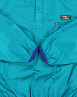 Vintage 1980s L.L.Bean Lightweight Snap Button Shell Pullover - XL