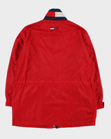 Vintage 1990s Tommy Hilfiger Classic Colour Block Waterproof Jacket - M