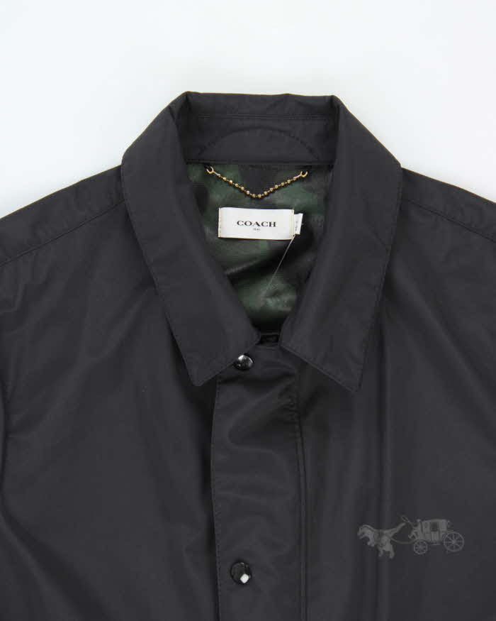 Vintage Coach Camo Lined Lightweight Waterproof Breathable Mac - L