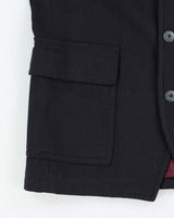 Vintage 1990s Longchamp Navy Wool Peacoat - M