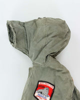 Vintage 1970s Dilmen's Arctic Circle Club Khaki Surplus Down Fill Heavyweight Cold Weather Hooded Parka - L