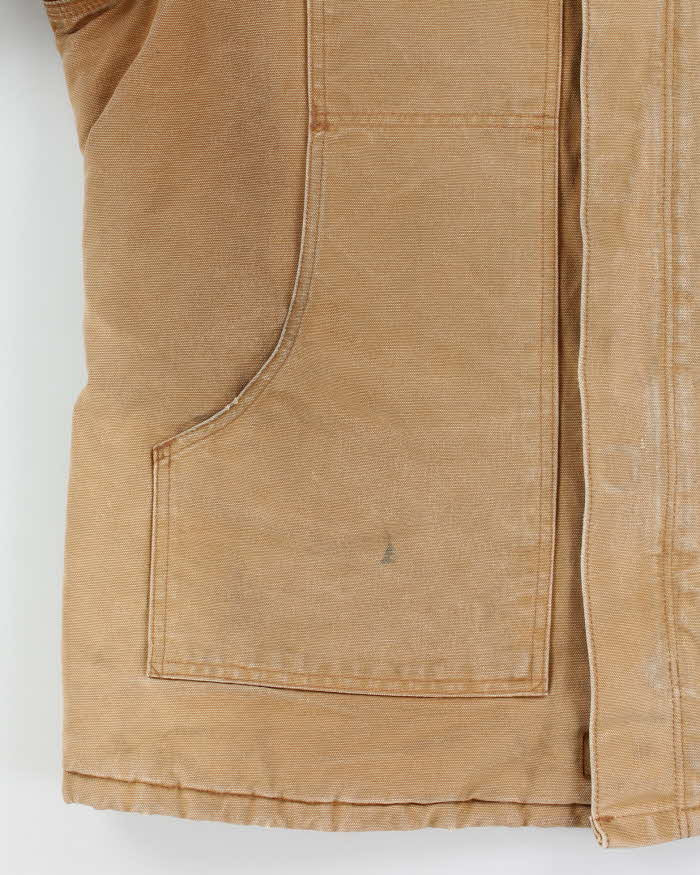 Vintage Y2K 2006 Carhartt C03 BRN Arctic Quilt Lined Duck Canvas Workwear Chore Jacket - XXL Tall