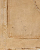 Vintage Y2K 2006 Carhartt C03 BRN Arctic Quilt Lined Duck Canvas Workwear Chore Jacket - XXL Tall