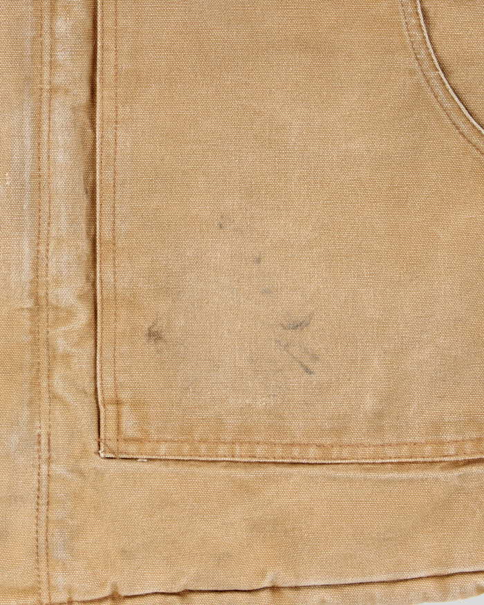 Vintage Y2K 2006 Carhartt C03 BRN Arctic Quilt Lined Duck Canvas Workwear Chore Jacket - XXL Tall