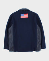 Vintage 2002 Roots USA Olympic Team Wool &amp; Leather Jackets - S