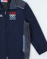 Vintage 2002 Roots USA Olympic Team Wool &amp; Leather Jackets - S