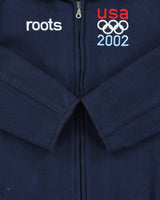 Vintage 2002 Roots USA Olympic Team Wool &amp; Leather Jackets - S