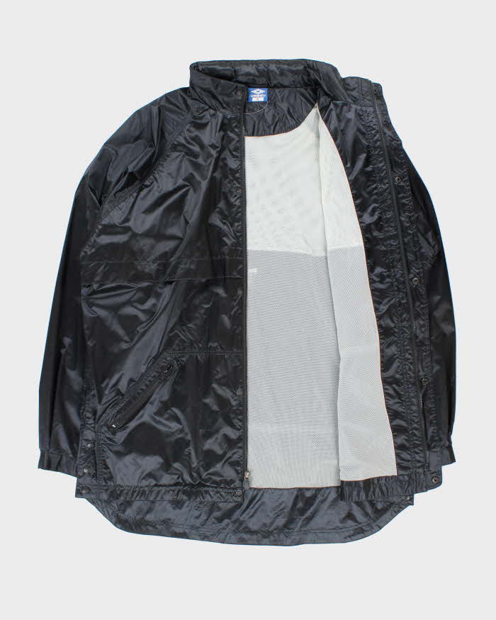 Vintage 1990s Umbro Spell Out Hooded Oversized Waterproof Jacket - XL