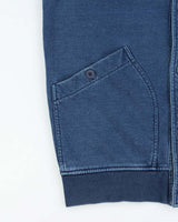 Vintage Lacoste Denim Jersey Bomber Jacket - L