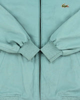 Vintage 1990s Chemise Lacoste Tartan Lined Harrington Jacket - XS