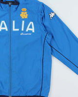 Vintage Y2K 00s Kappa Italia Football Windbreaker Gilet Jacket - L