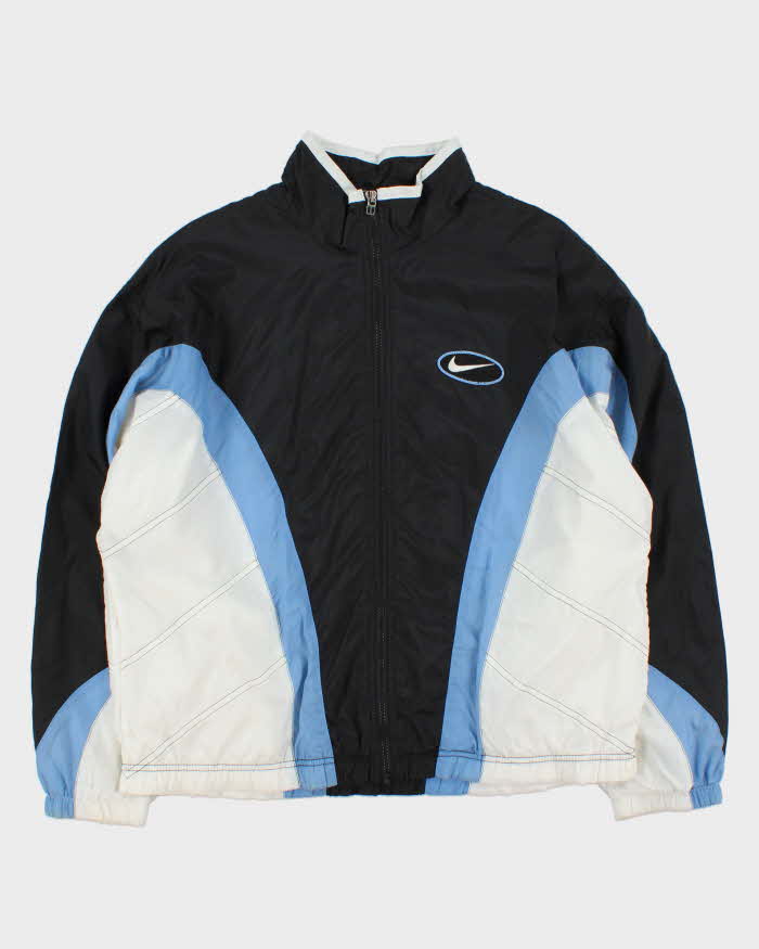 Vintage 1990s Nike Embroidered Big Swoosh Windbreaker - M