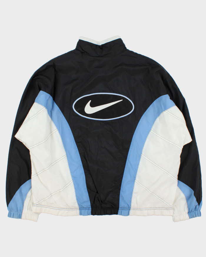 Vintage 1990s Nike Embroidered Big Swoosh Windbreaker - M