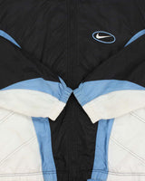 Vintage 1990s Nike Embroidered Big Swoosh Windbreaker - M