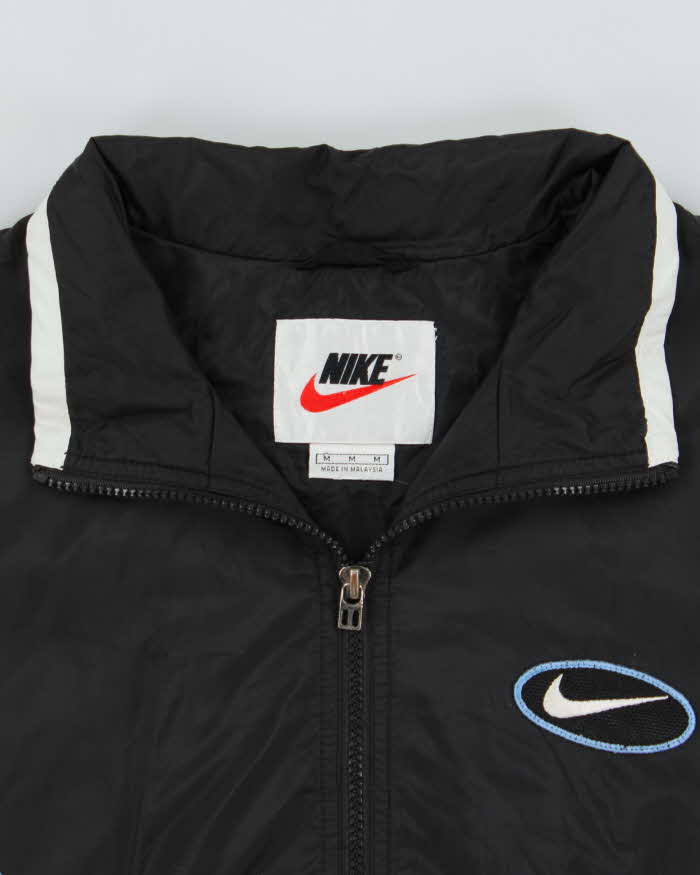 Vintage 1990s Nike Embroidered Big Swoosh Windbreaker - M