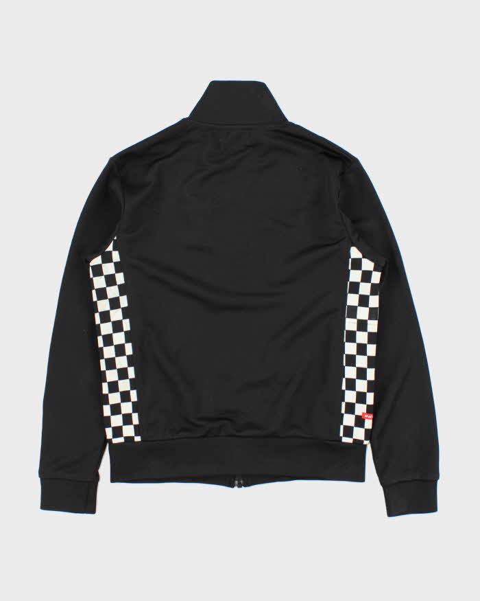 Vintage Y2K 00s Indian Motorcycle Checkered Track Jacket - L