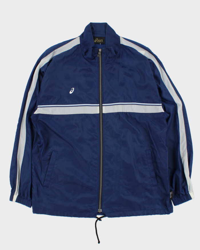 Vintage 1990s Asics Lightweight Windbreaker Jacket - L