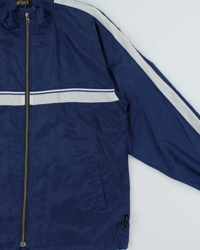 Vintage 1990s Asics Lightweight Windbreaker Jacket - L