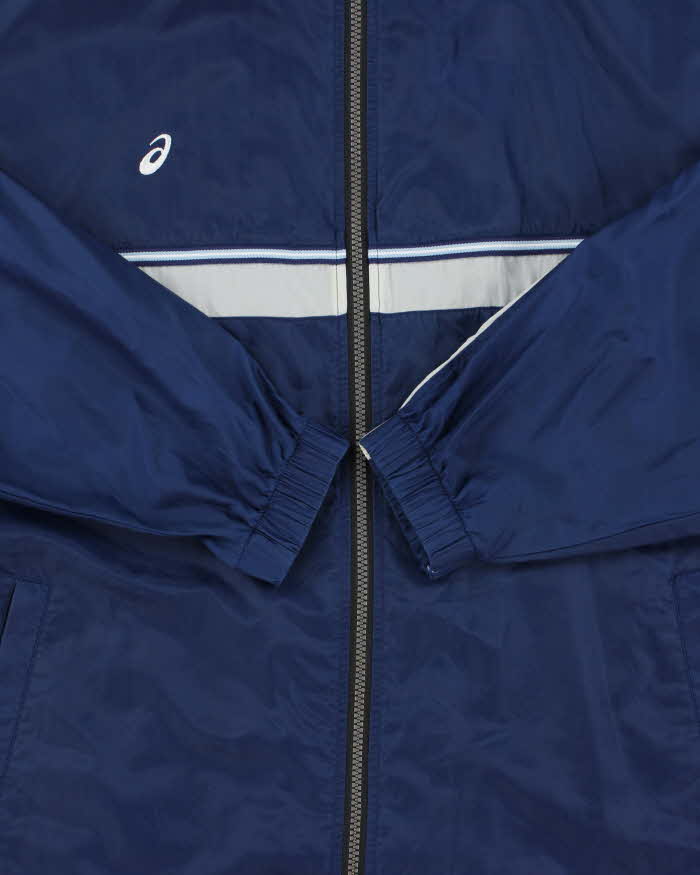 Vintage 1990s Asics Lightweight Windbreaker Jacket - L