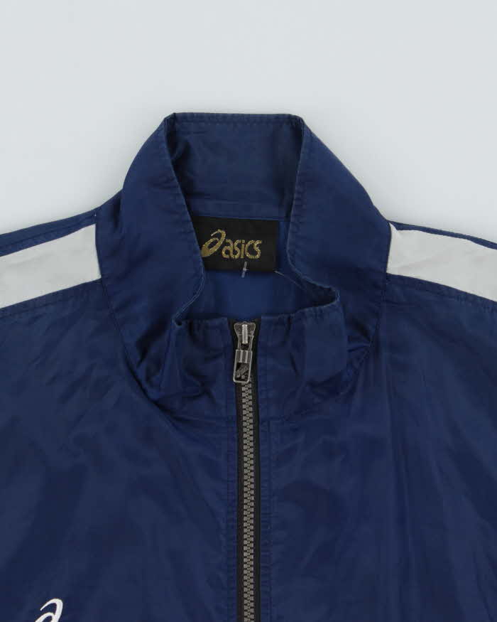 Vintage 1990s Asics Lightweight Windbreaker Jacket - L