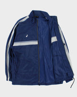 Vintage 1990s Asics Lightweight Windbreaker Jacket - L