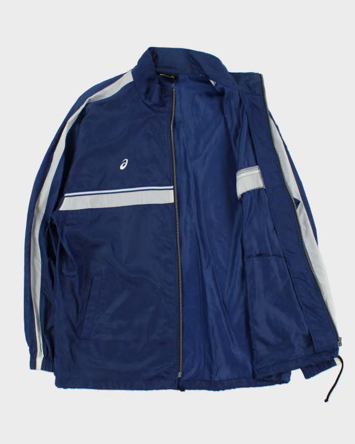 Vintage 1990s Asics Lightweight Windbreaker Jacket - L
