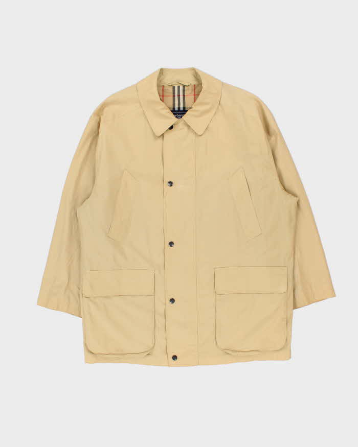 Vintage 1990s Burberry For Maruzen Tokyo Belfield Lightweight Cotton Chore Jacket - L