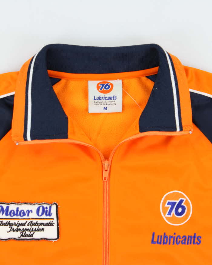Vintage Y2K 00s 76 Lubricants Motor Oil Two-Tone Track Jacket - M