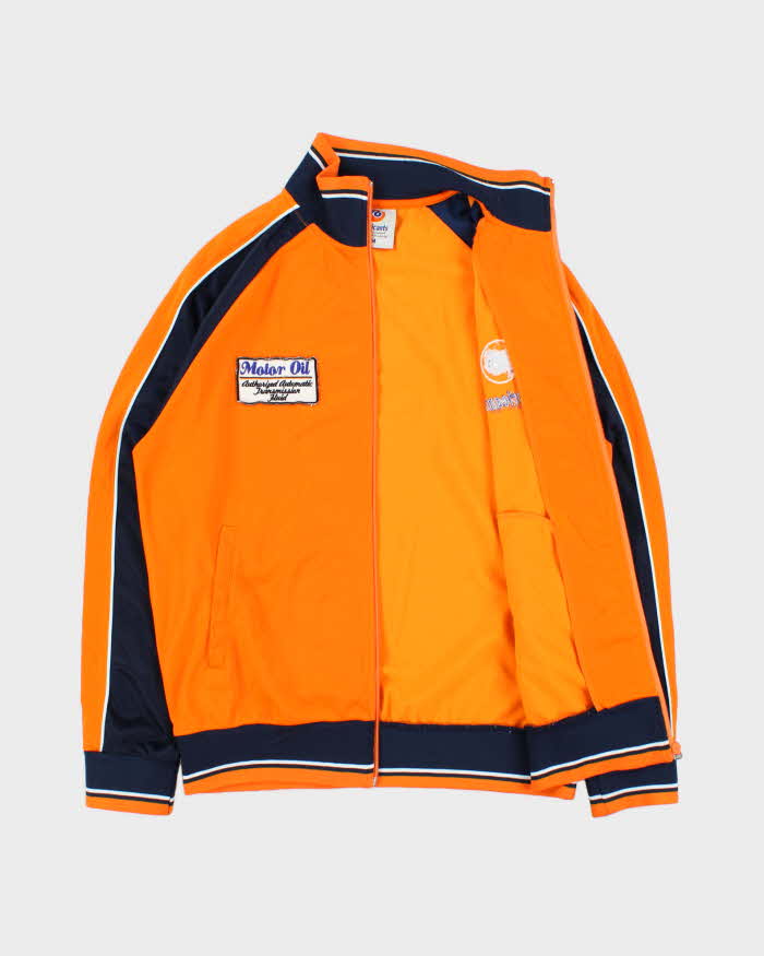 Vintage Y2K 00s 76 Lubricants Motor Oil Two-Tone Track Jacket - M