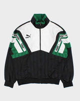 Vintage 1990s Puma Embossed Track Jacket - M