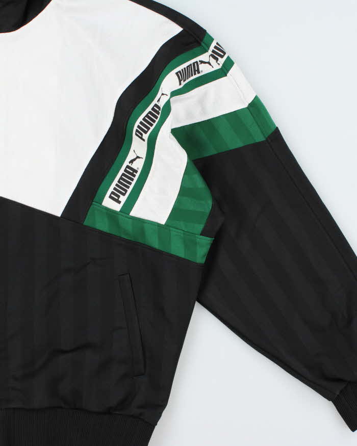 Vintage 1990s Puma Embossed Track Jacket - M