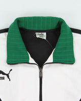 Vintage 1990s Puma Embossed Track Jacket - M