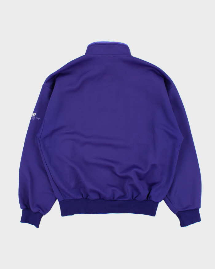 Vintage 1980s Asics Embroidered Track Jacket - M