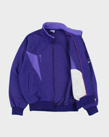 Vintage 1980s Asics Embroidered Track Jacket - M
