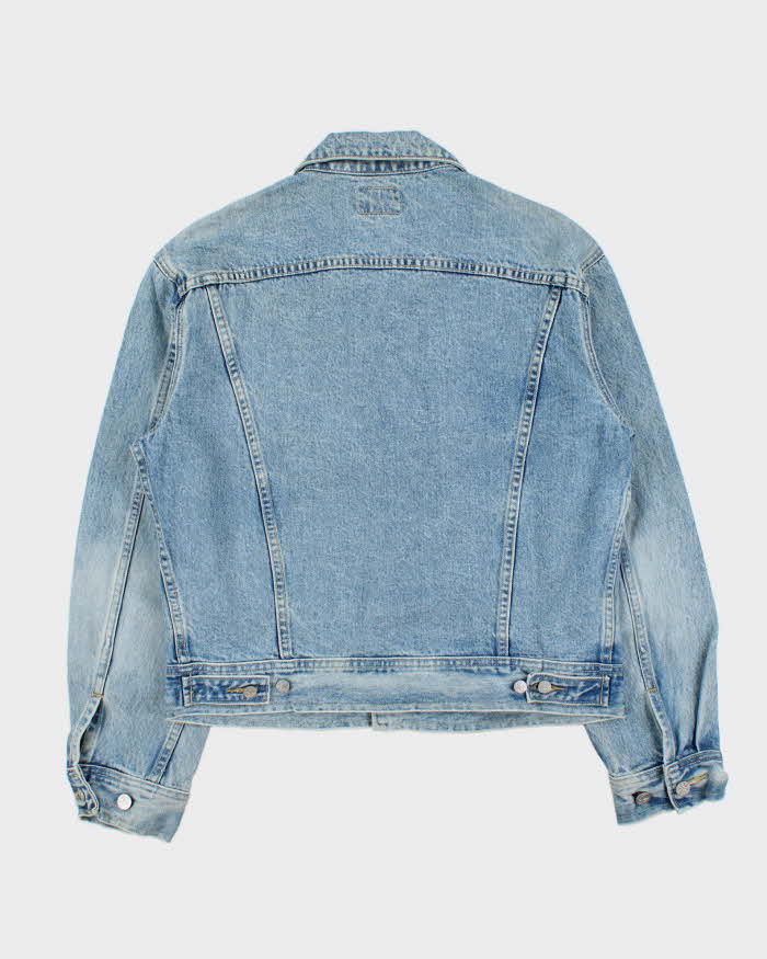 Vintage 1990s Calvin Klein Light Wash Boxy Denim Jacket - M