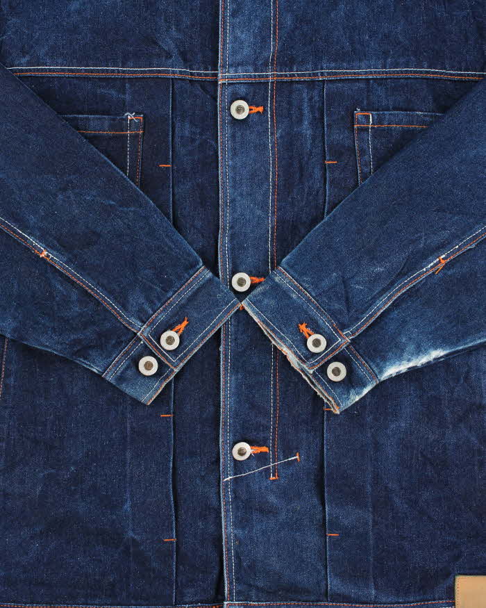 Vintage Y2K 00s Godbody Baggy Japanese Denim Jacket - XL