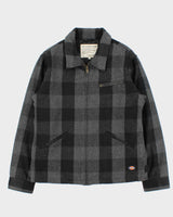 Vintage Dickies Buffalo Plaid Quilt Lined Wool Blend Workwear Jacket - XL