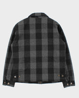 Vintage Dickies Buffalo Plaid Quilt Lined Wool Blend Workwear Jacket - XL