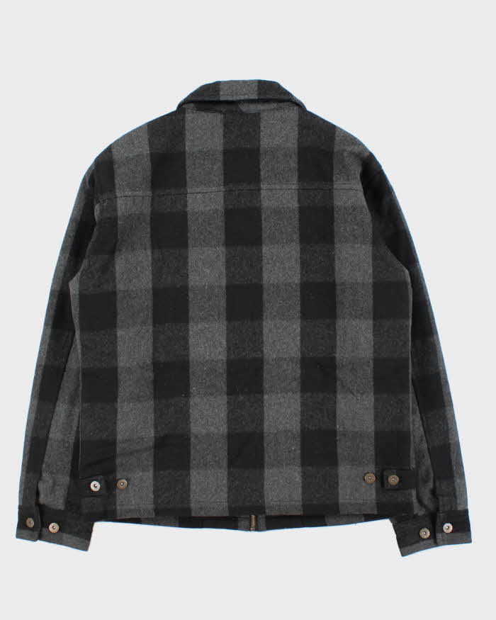 Vintage Dickies Buffalo Plaid Quilt Lined Wool Blend Workwear Jacket - XL