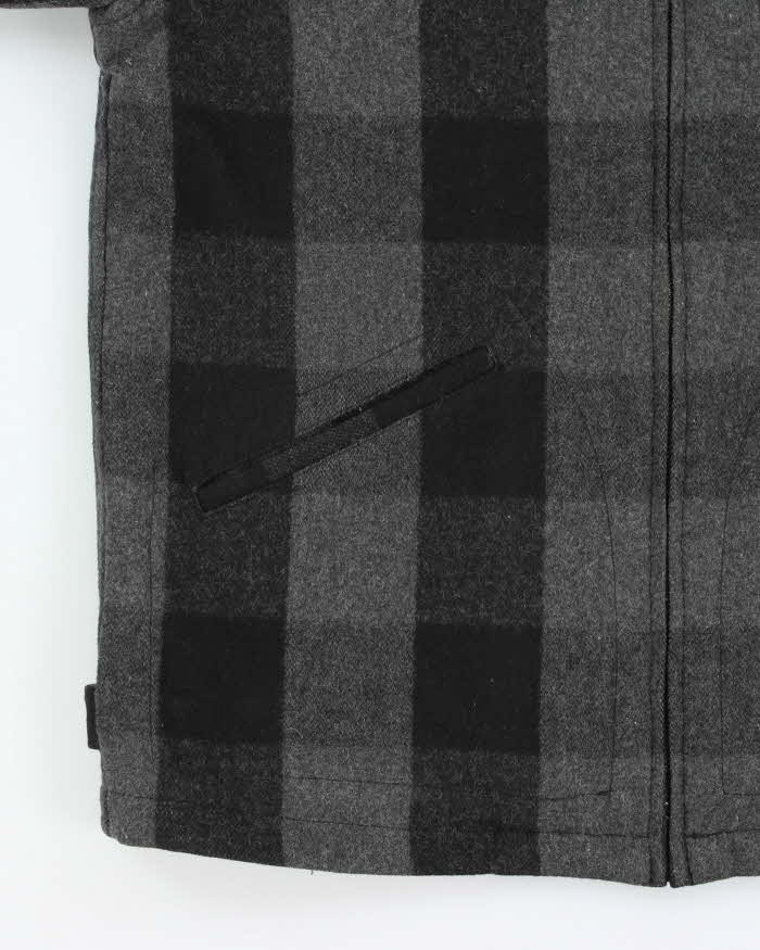 Vintage Dickies Buffalo Plaid Quilt Lined Wool Blend Workwear Jacket - XL