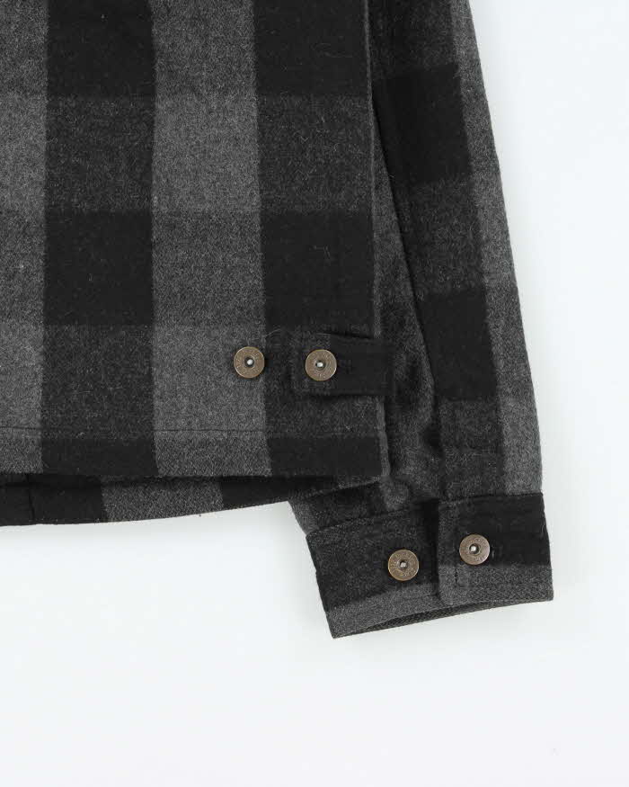 Vintage Dickies Buffalo Plaid Quilt Lined Wool Blend Workwear Jacket - XL