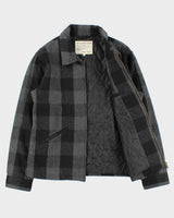 Vintage Dickies Buffalo Plaid Quilt Lined Wool Blend Workwear Jacket - XL