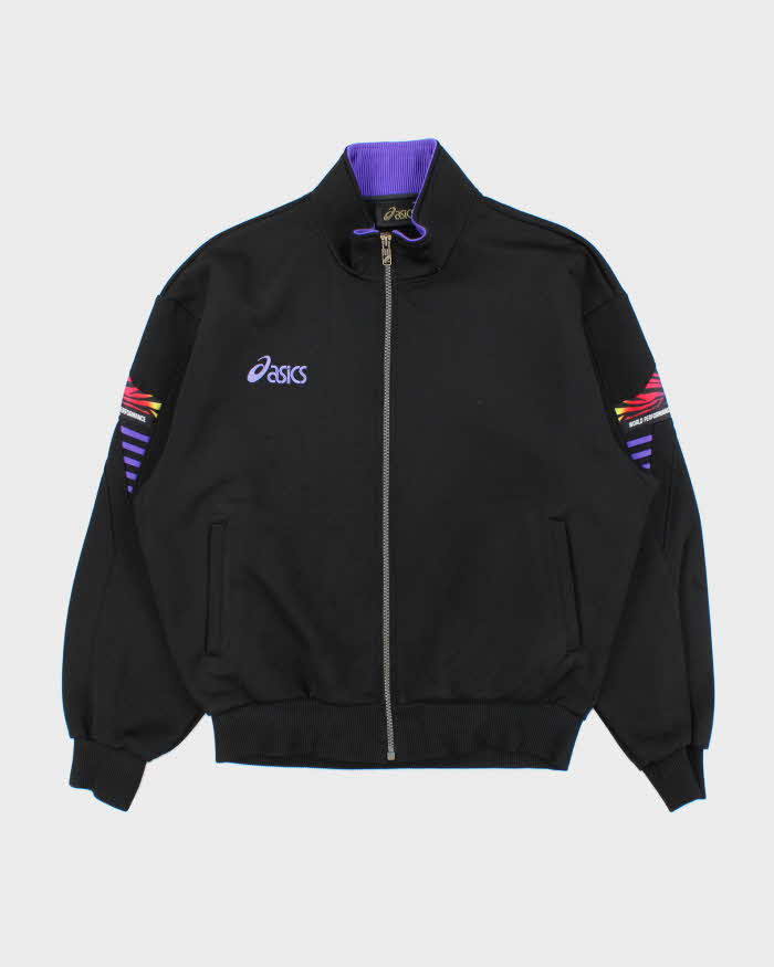 Vintage 1980s Asics Japan World Performance Track Bomber Jacket - S